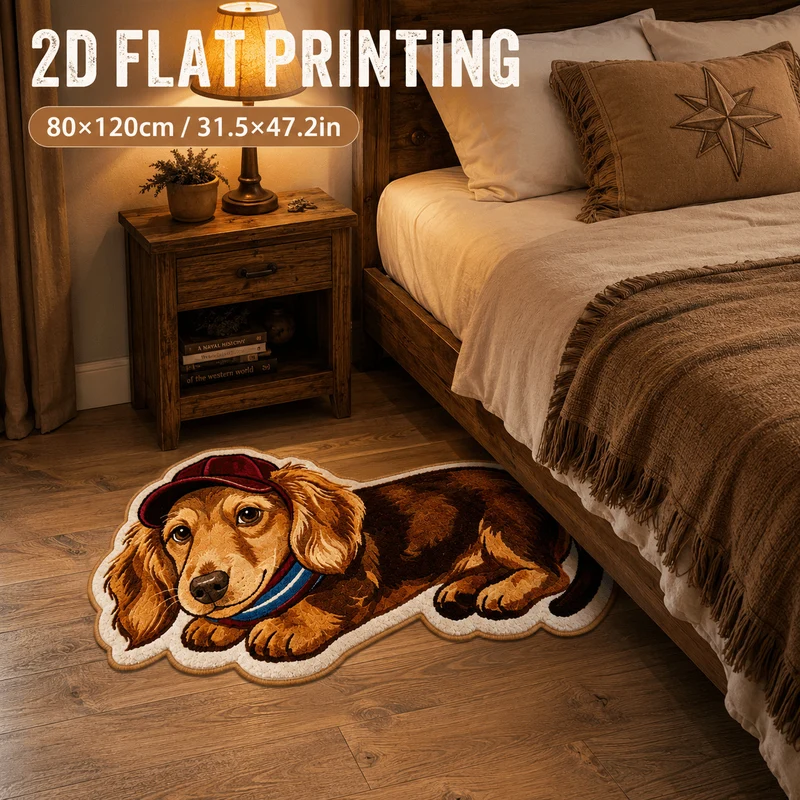 Cute Sheep-Shaped Bath Mat
