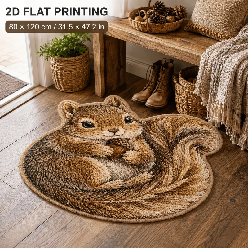 Cute Sheep-Shaped Bath Mat