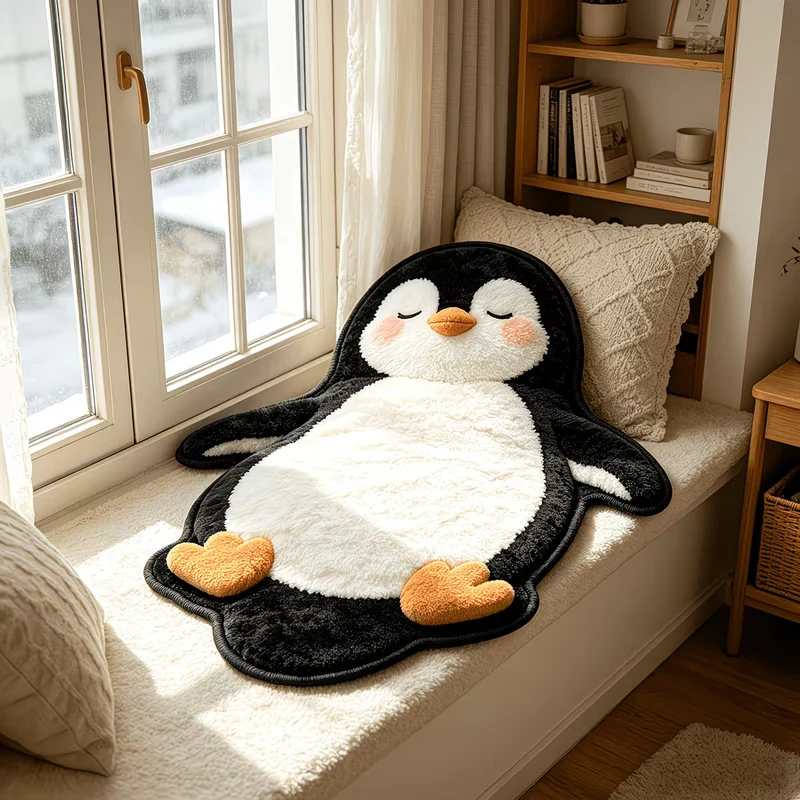 Cute Cat-Shaped Bath Mat