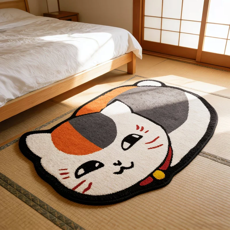 Cute Cat-Shaped Bath Mat