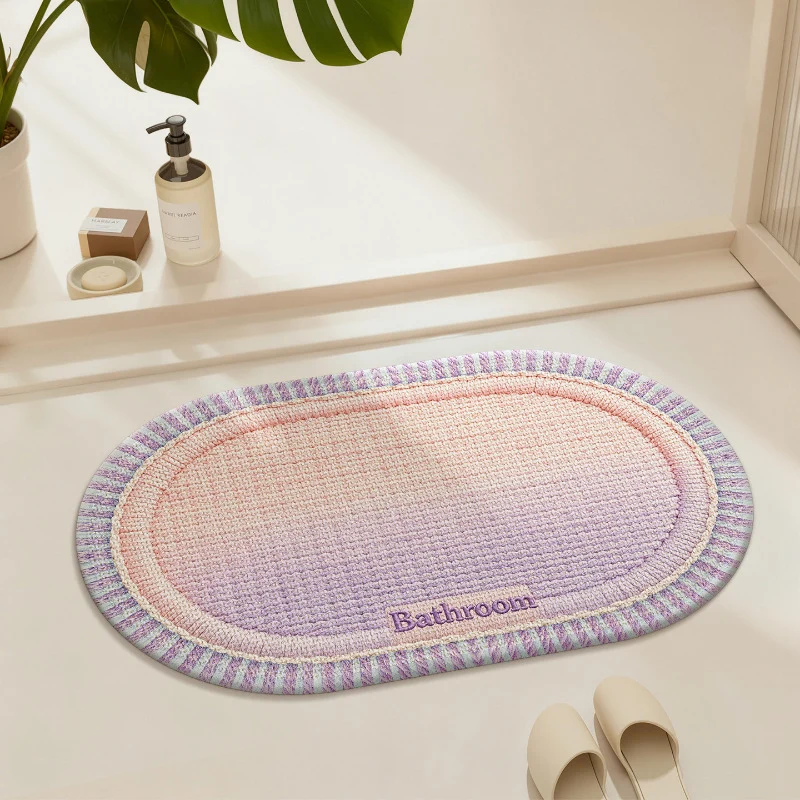 Cozy Textured Bathroom Rug