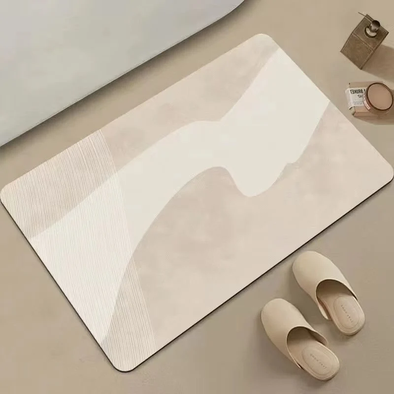 Abstract Geometric Pattern Bath Mat