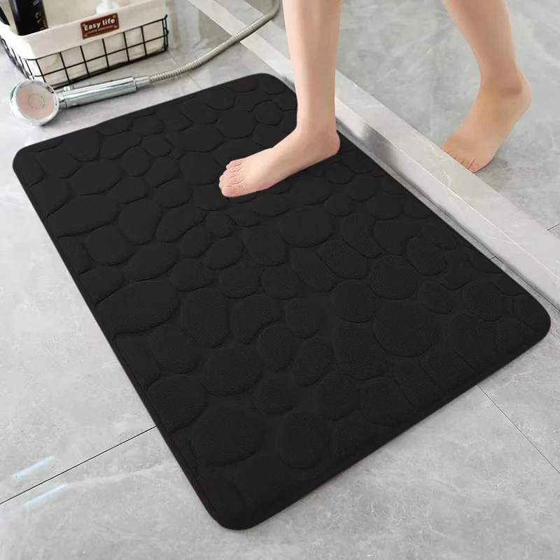 Textured Pebble Bath Mat
