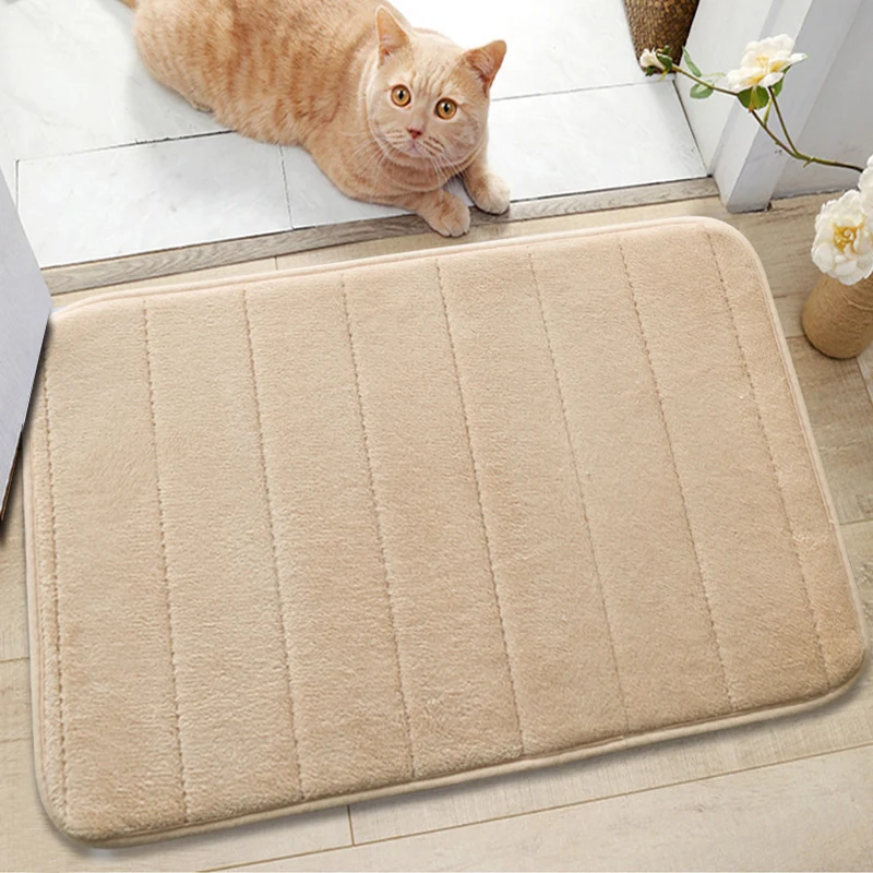 Soft Plush Bathroom Comfort Mat