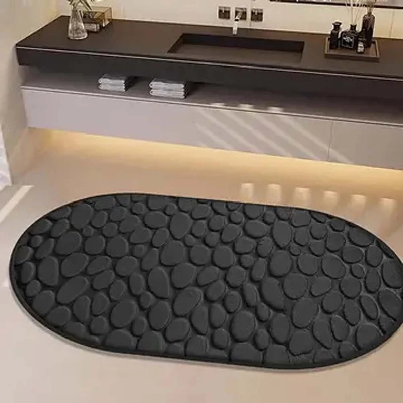 Soft Pebble Textured Bath Mat
