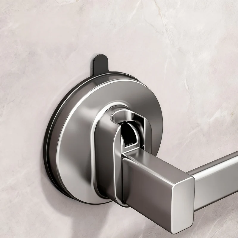 Wall-mounted slipper rack made of space aluminum