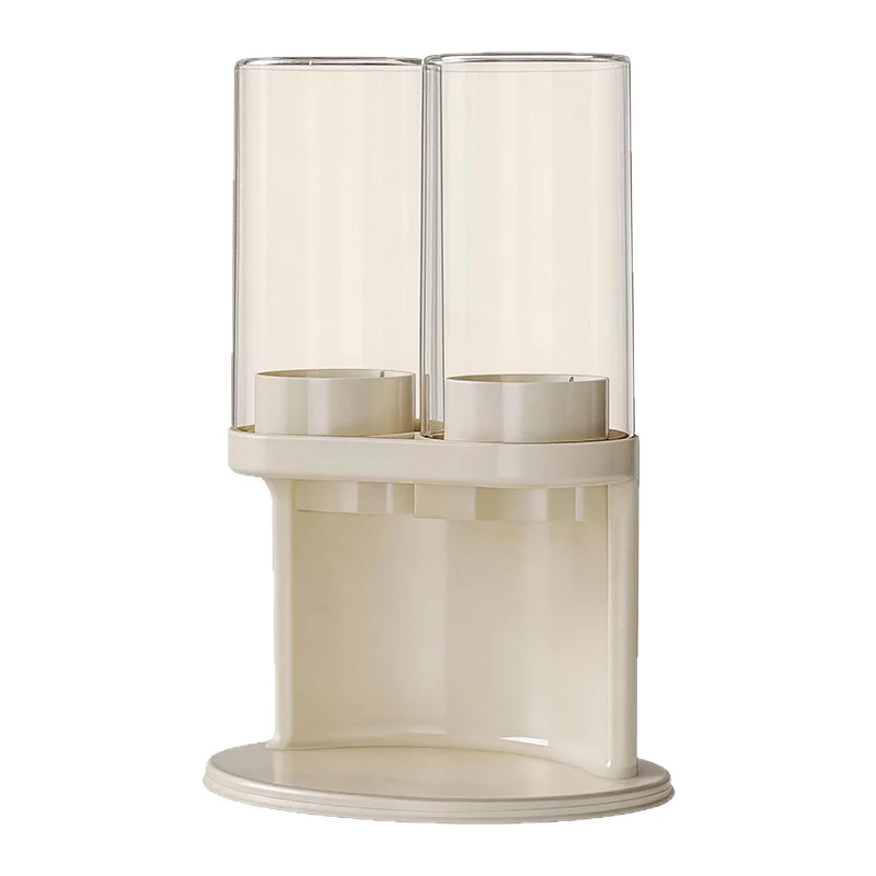 Wall-mounted cup holder, single and double