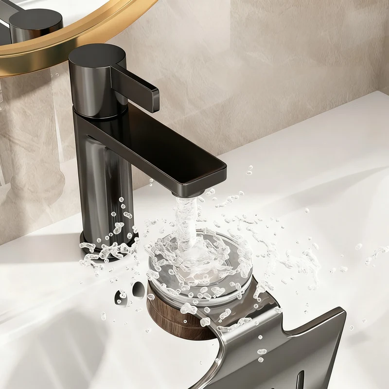 Wall-mounted soap dish with suction cup