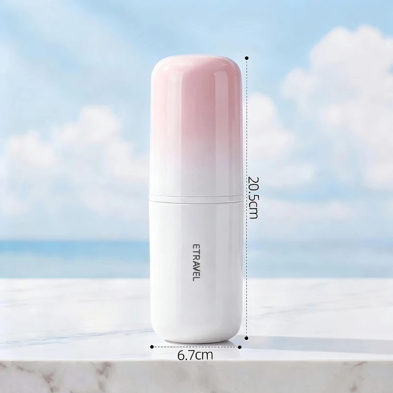 Portable dental care set for travel