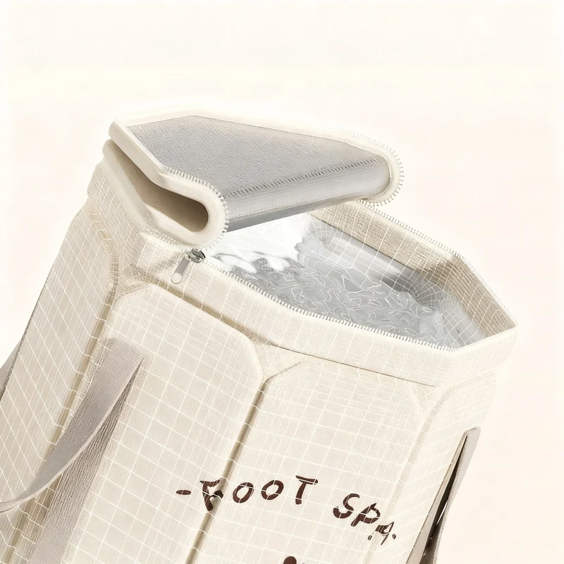 Portable foot bath made of PVC, foldable