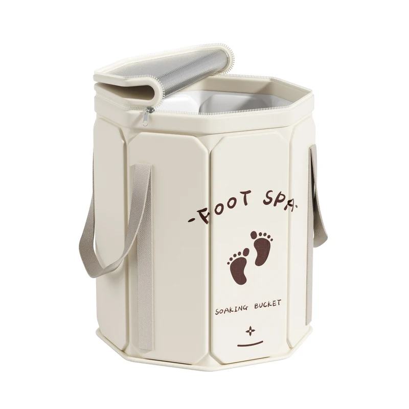 Portable foot bath made of PVC, foldable