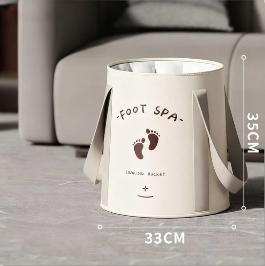 Portable foot bath made of PVC, foldable