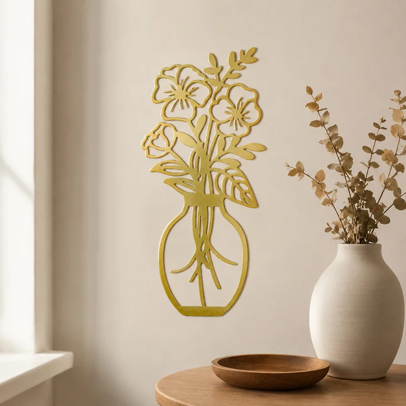 Künstlerische Blumenvase Dekoration