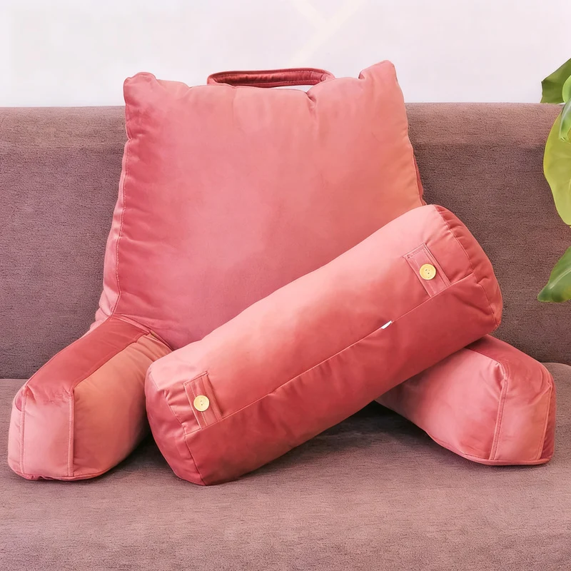 Reading cushions with removable cover, 80 × 67 × 35 cm