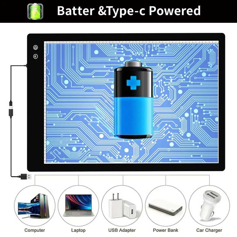 LED Drawing Tablet with Lighting