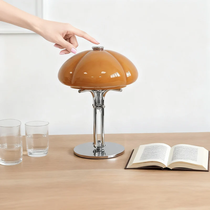 LED table lamp with touch control and charging function