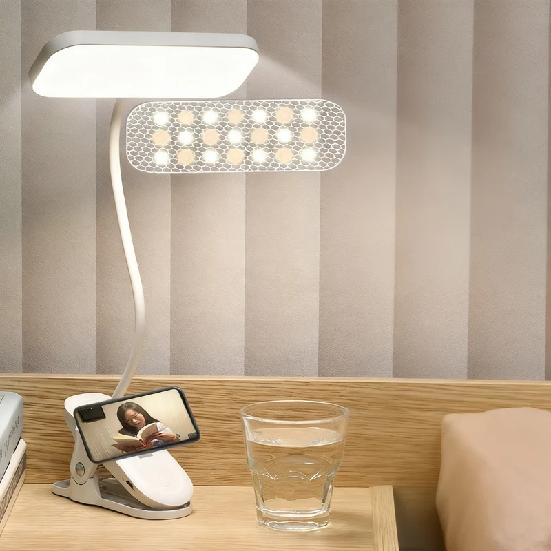 LED desk lamp with color temperature selection