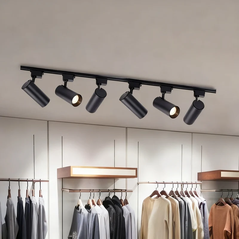 LED rail spotlight, COB, 20–40 W