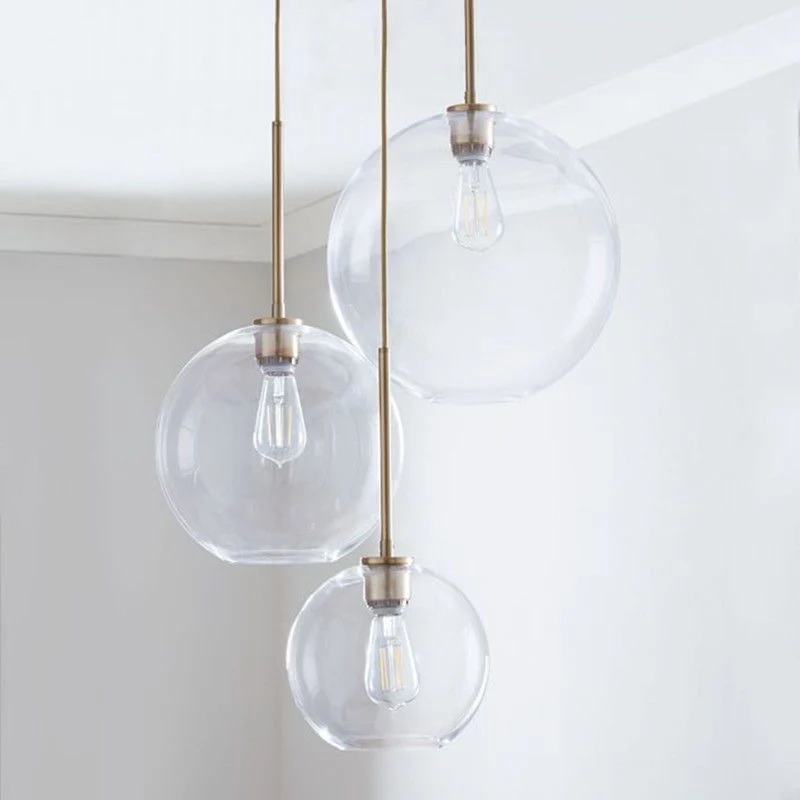LED pendant light in industrial style, height adjustable
