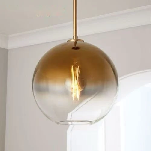 LED pendant light in industrial style, height adjustable