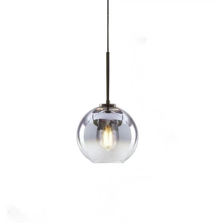 LED pendant light in industrial style, height adjustable
