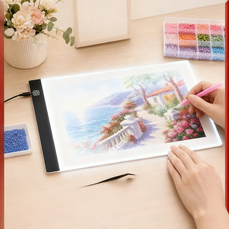 LED light table for drawing and sketching