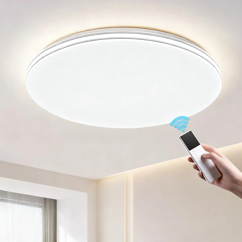 LED ceiling light round 40 cm, modern, dimmable