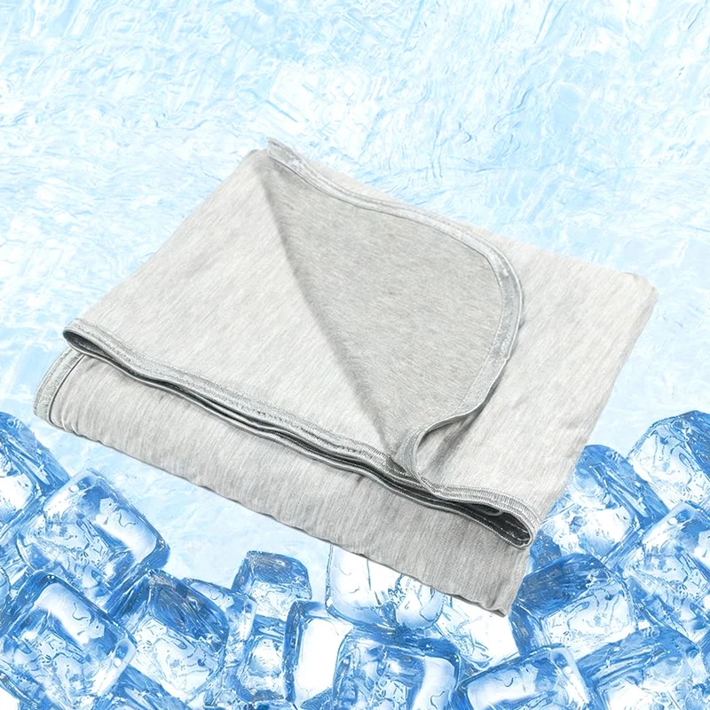 Cooling blanket made of cotton, 1000–1500 g