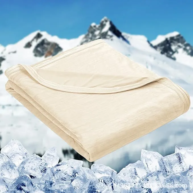 Cooling blanket made of cotton, 1000–1500 g