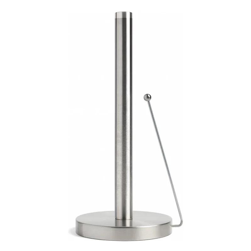 Stainless steel kitchen roll holder