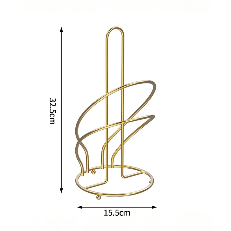 Stainless steel kitchen roll holder