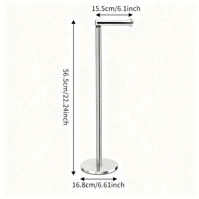 Stainless steel kitchen roll holder