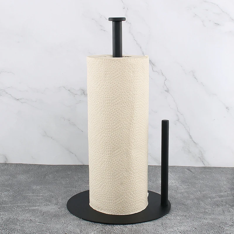 Metal kitchen roll holder, round