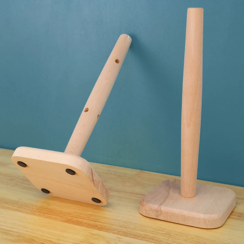 Metal kitchen roll holder, round