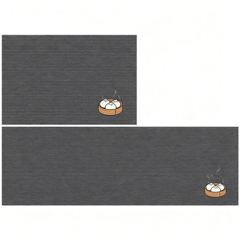 Kitchen mat made of diatomaceous earth, cartoon design