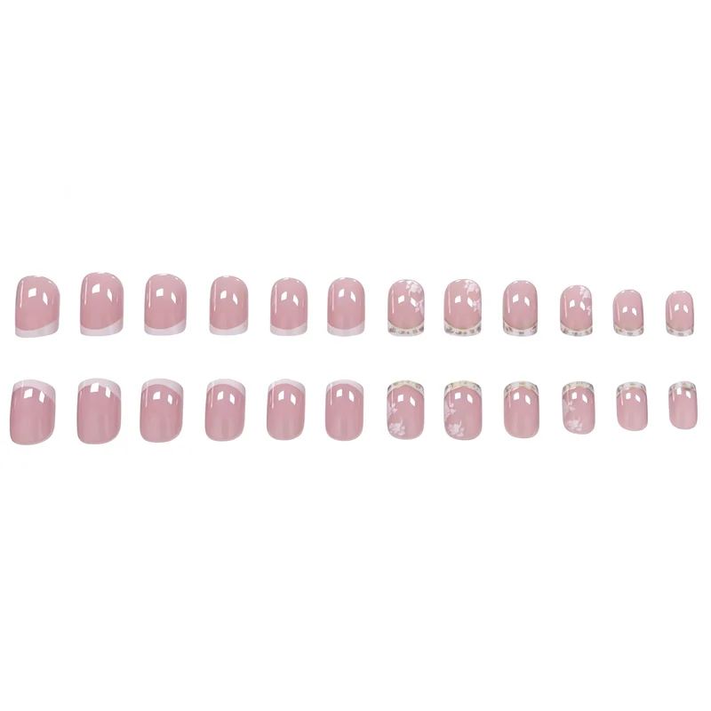 Elegante florale Acryl-Nagelverstärkungen Karnz 1789915777