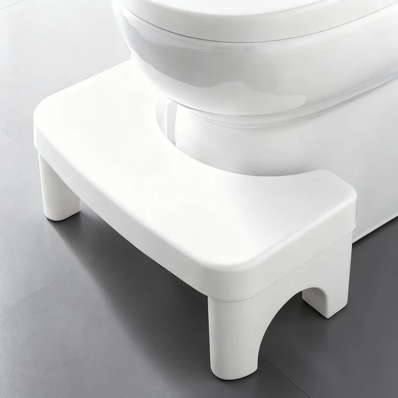 Plastic toilet stool