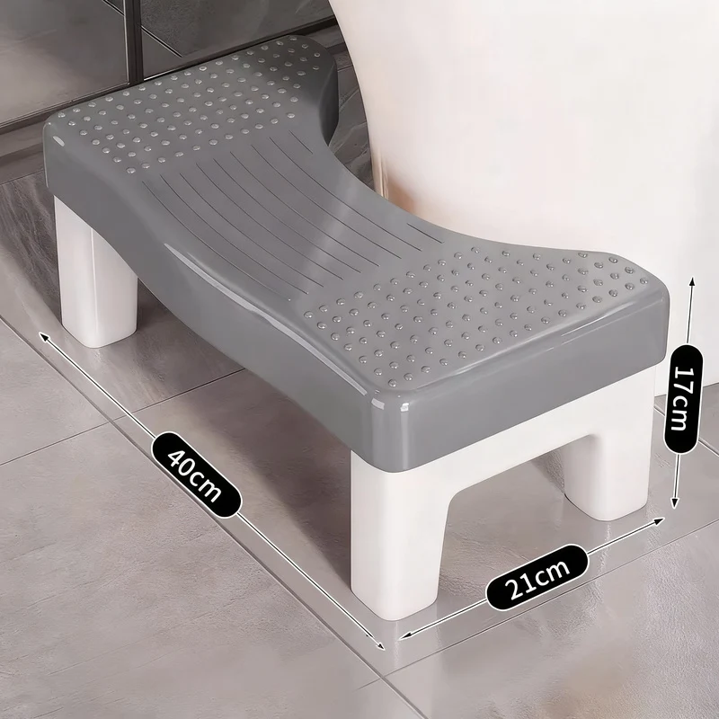 Plastic toilet stool