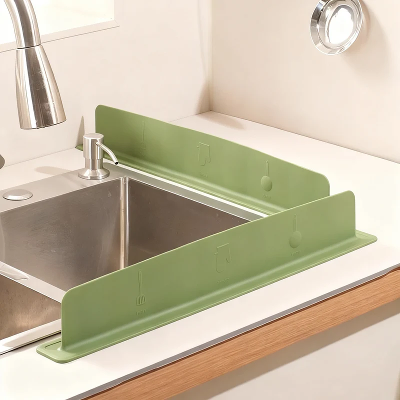 Silicone splash guard for sink