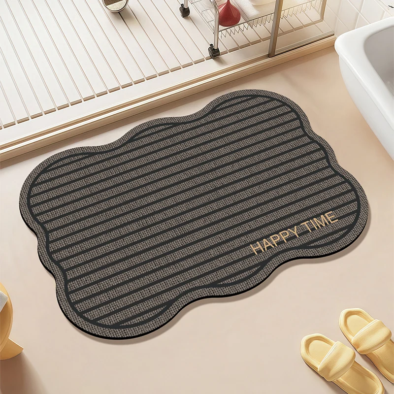 Cloud-Shaped Plush Bath Mat