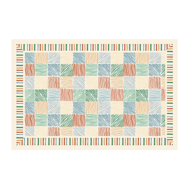 Stylish Geometric Pattern Bath Mat