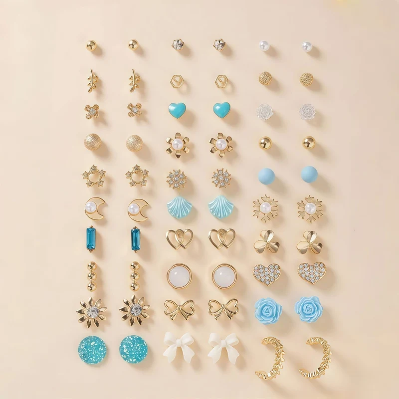 Sparkling Earrings Set Stornfield
