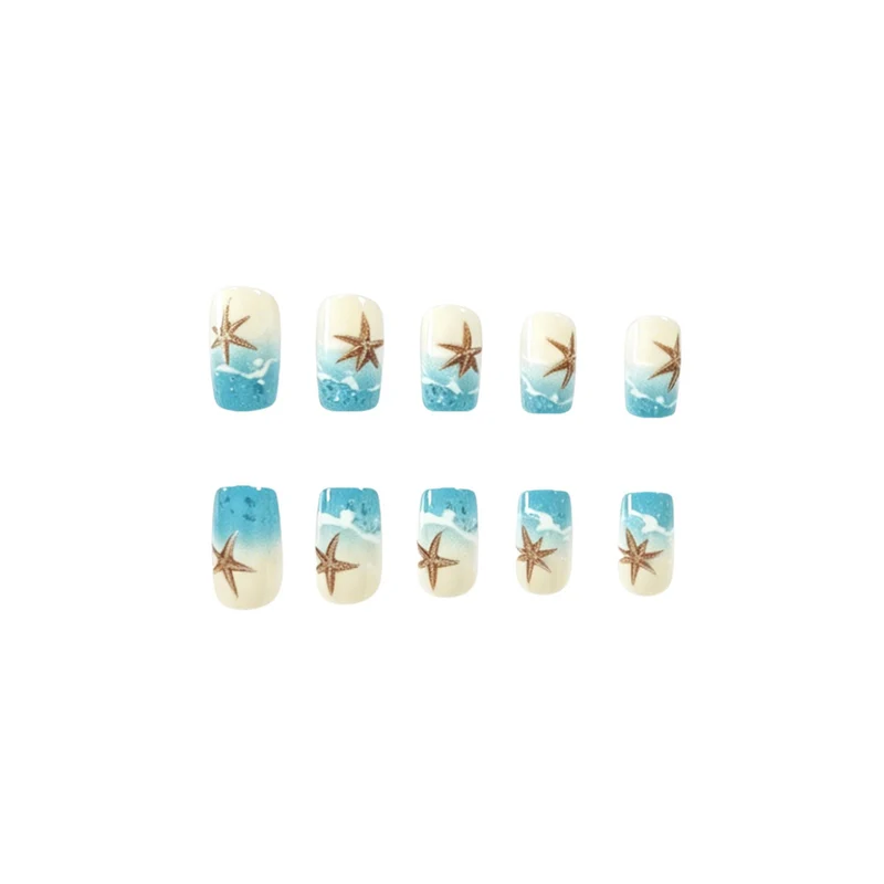 Küsten-Themen Nagelkunst Karnz