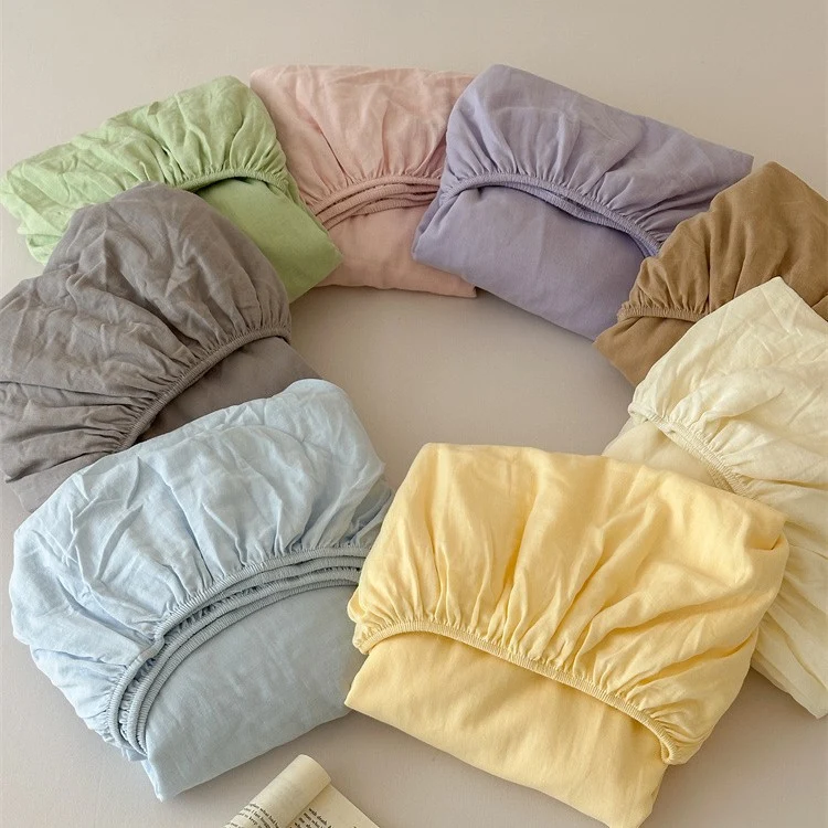 High-quality cotton-linen bed sheet extra soft Stornfield