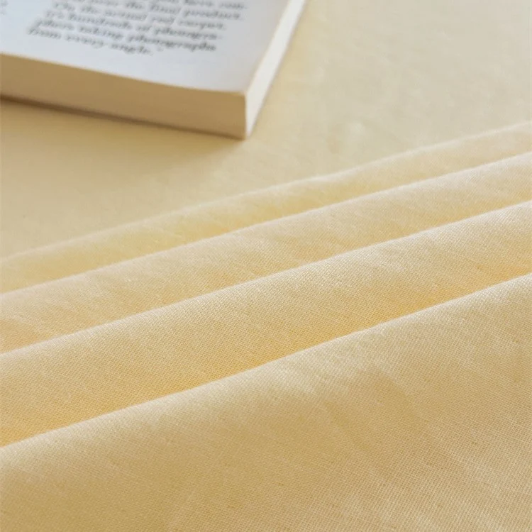 High-quality cotton-linen bed sheet extra soft Stornfield