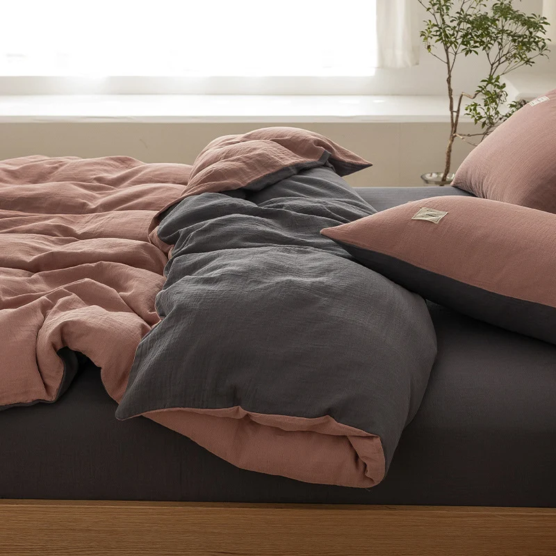 Luxurious linen bedding set with breathable cotton-linen blend Stornfield