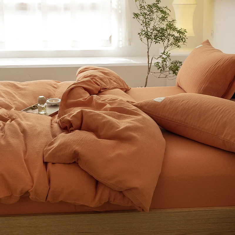 Luxurious linen bedding set with breathable cotton-linen blend Stornfield