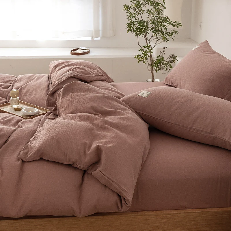 Luxurious linen bedding set with breathable cotton-linen blend Stornfield