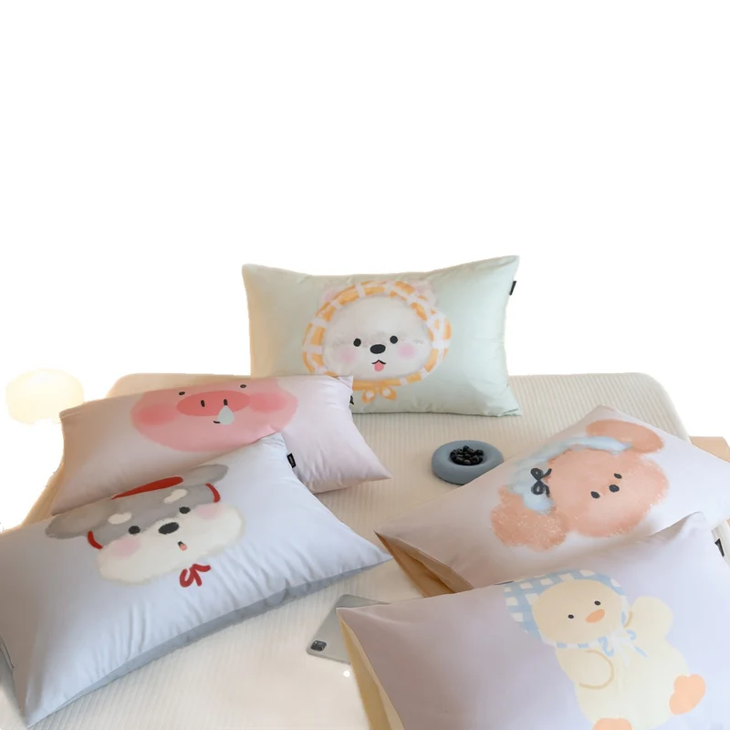 Children's pillowcase with cute chick motif and skin-friendly microfiber cover Stornfield