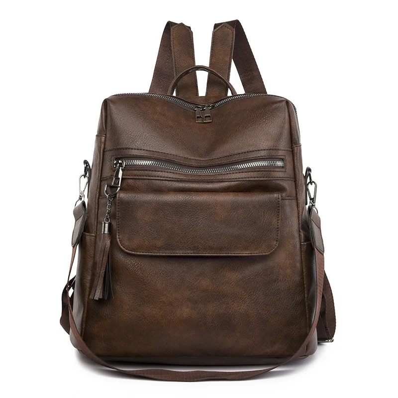 Multi-Funktionaler Kunstleder-Rucksack Karnz